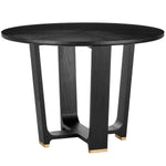 Currey & Co Black Dining Table