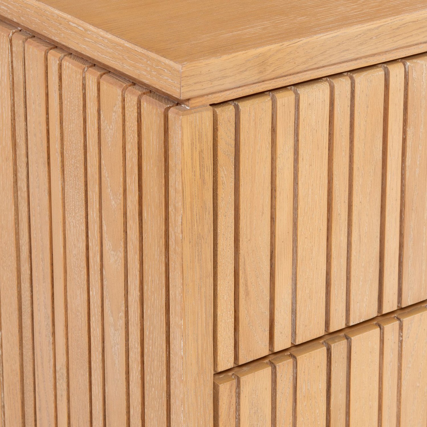 Currey & Co Indeo Washed Oak Nightstand