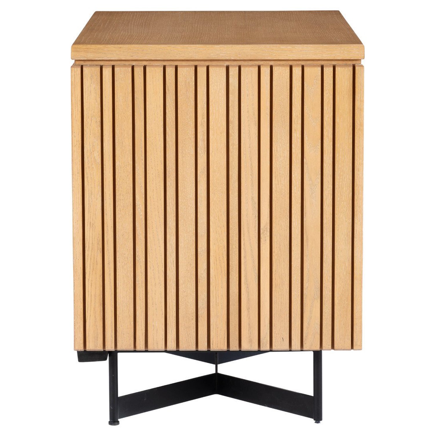 Currey & Co Indeo Washed Oak Nightstand