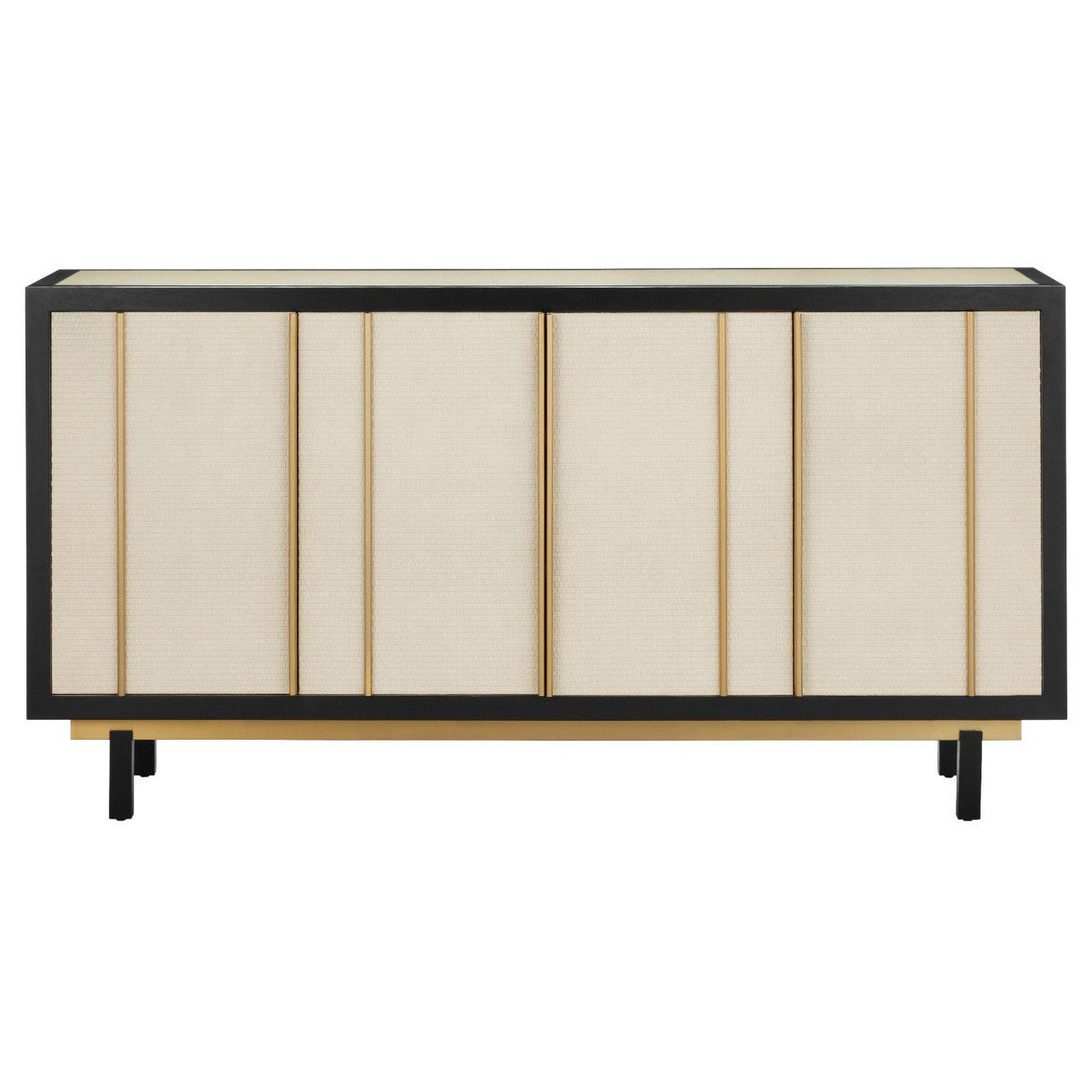 Currey & Co Deanna Raffia Credenza