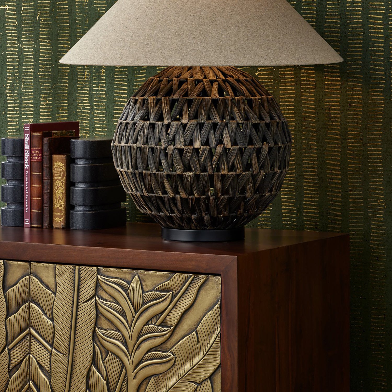 Currey & Co Jardin Cabinet