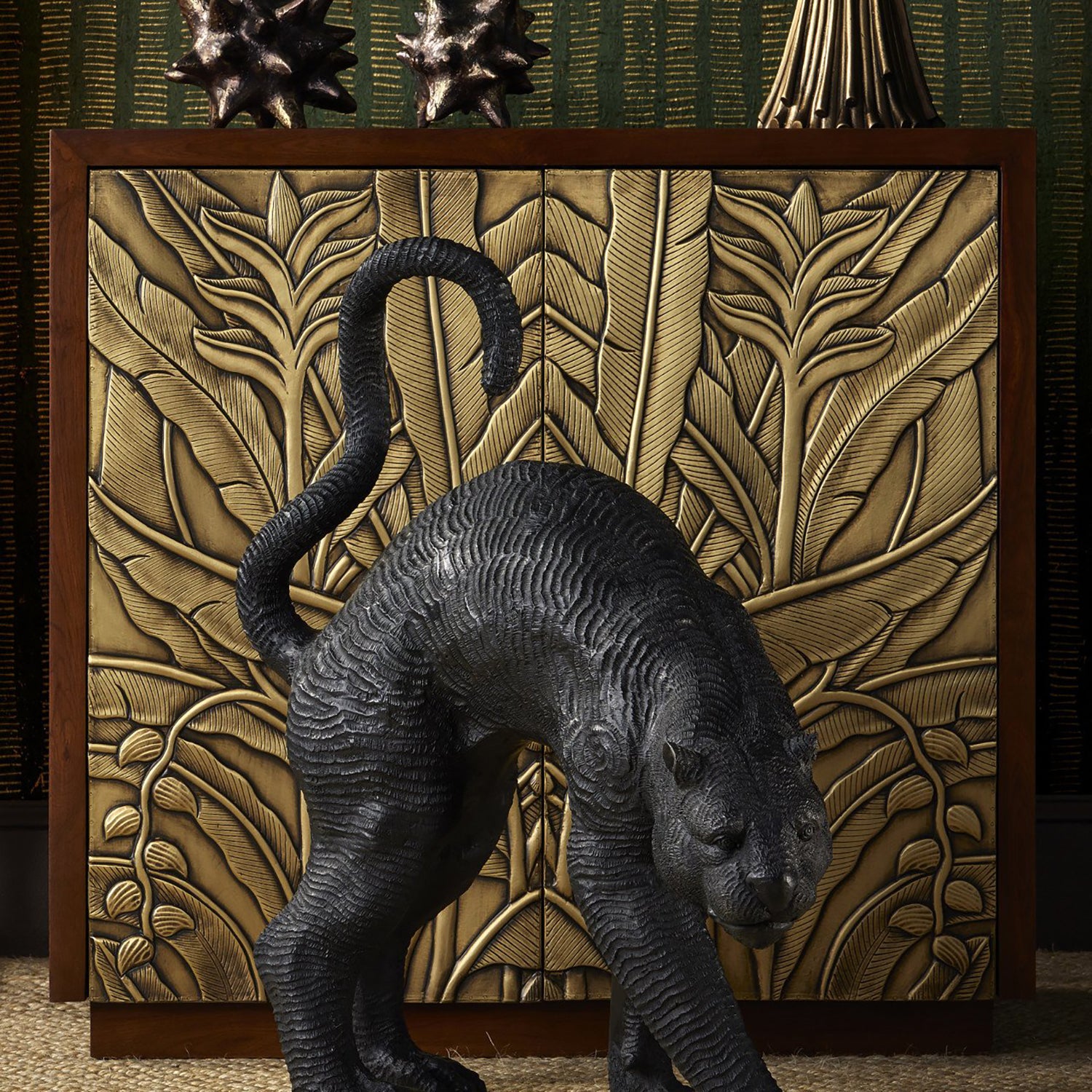 Currey & Co Jardin Cabinet