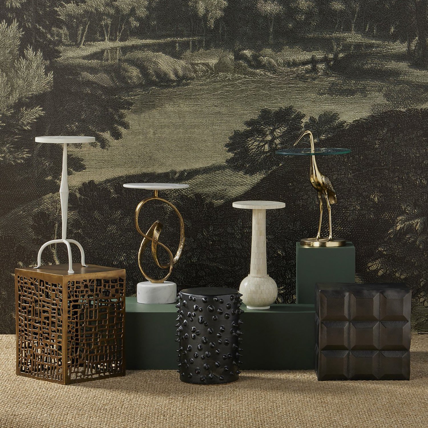 Currey & Co Osa Drinks Table