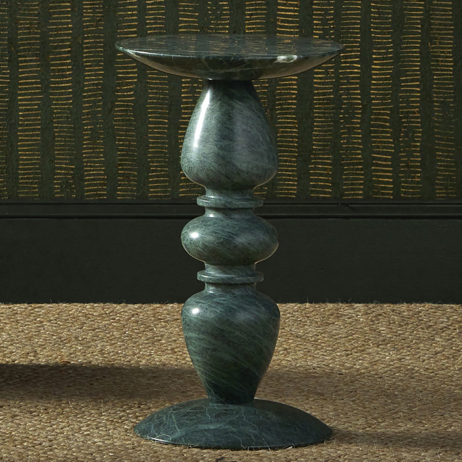 Currey & Co Nubia Green Accent Table