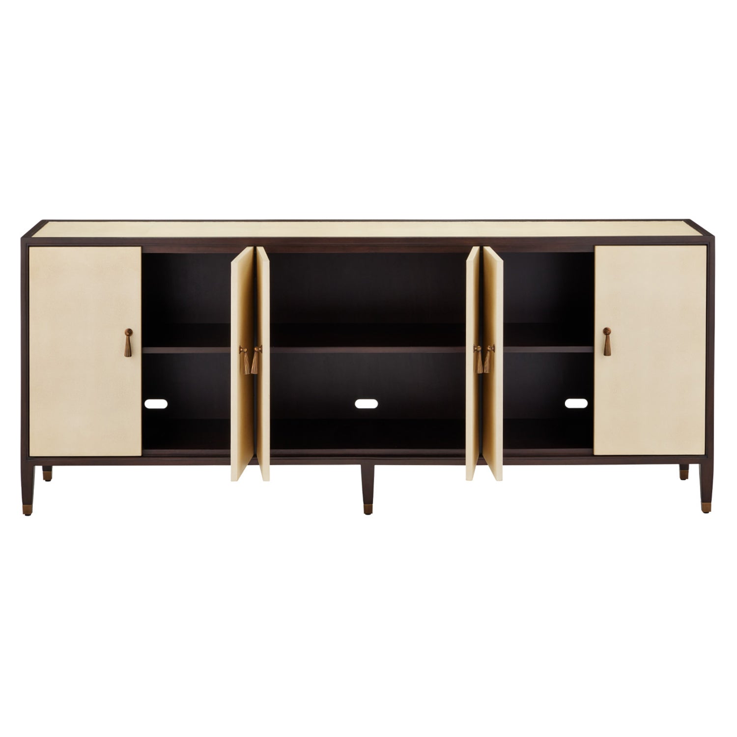 Currey & Co Evie Large Shagreen Credenza