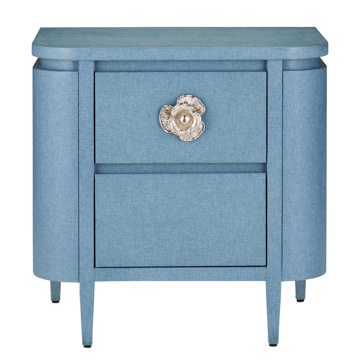 Currey & Co Briallen Blue Nightstand