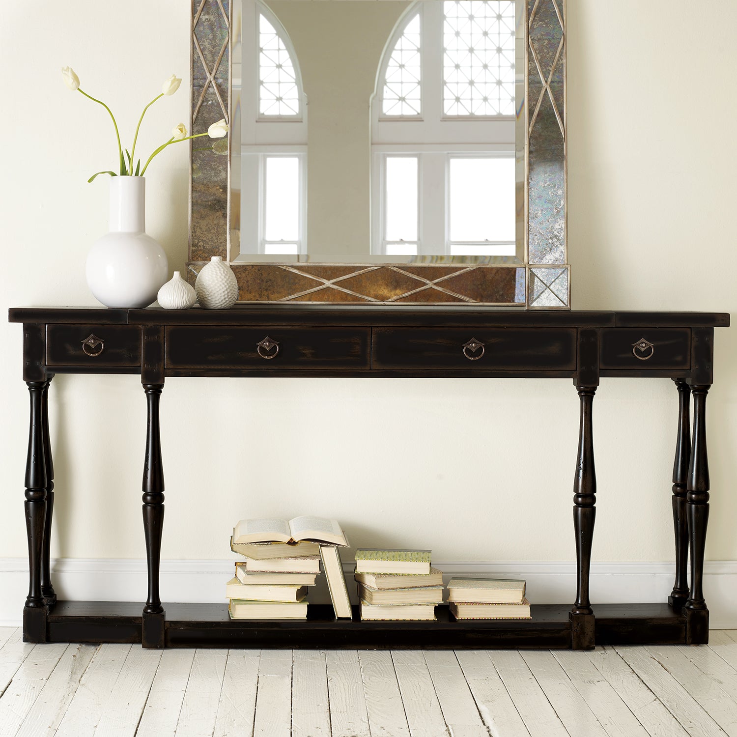 Hooker Furniture Sanctuary Four-Drawer Thin Console