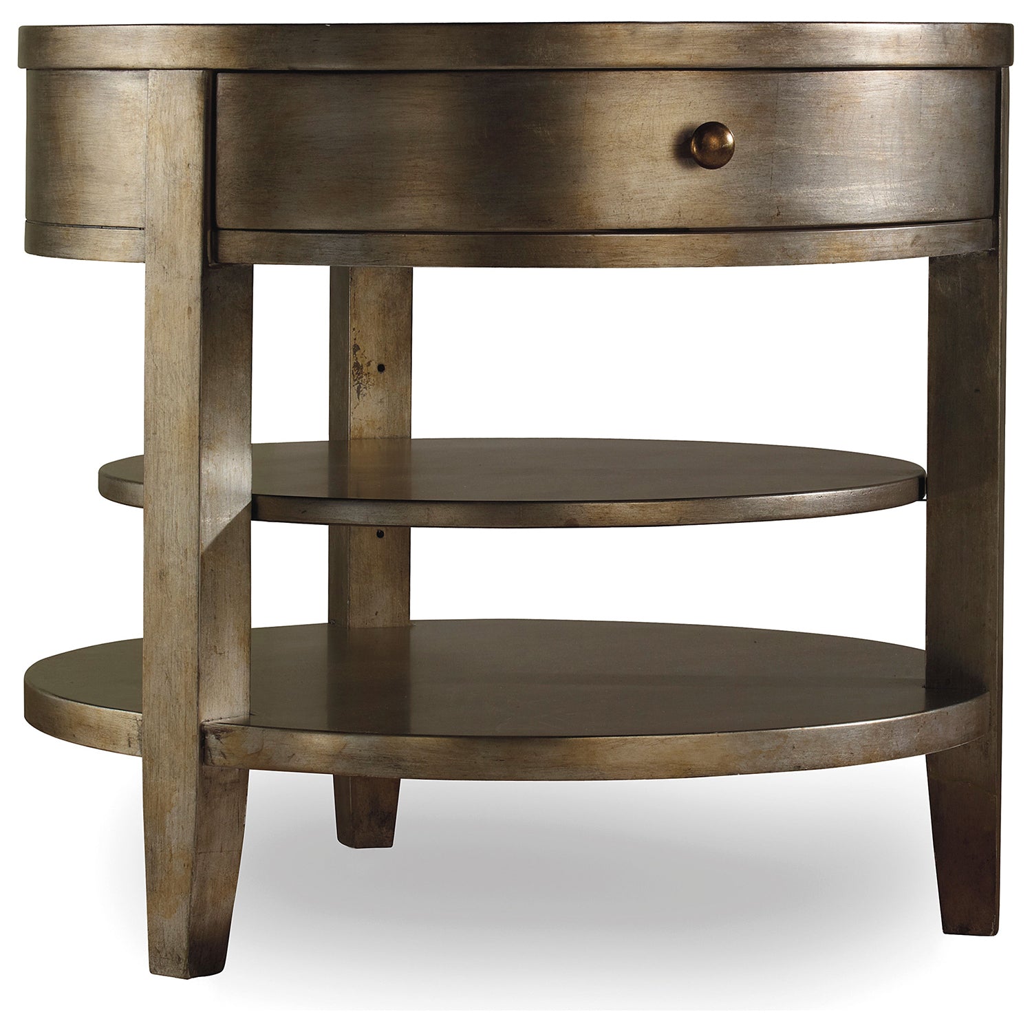 Hooker Furniture Sanctuary One-Drawer Round Lamp Table