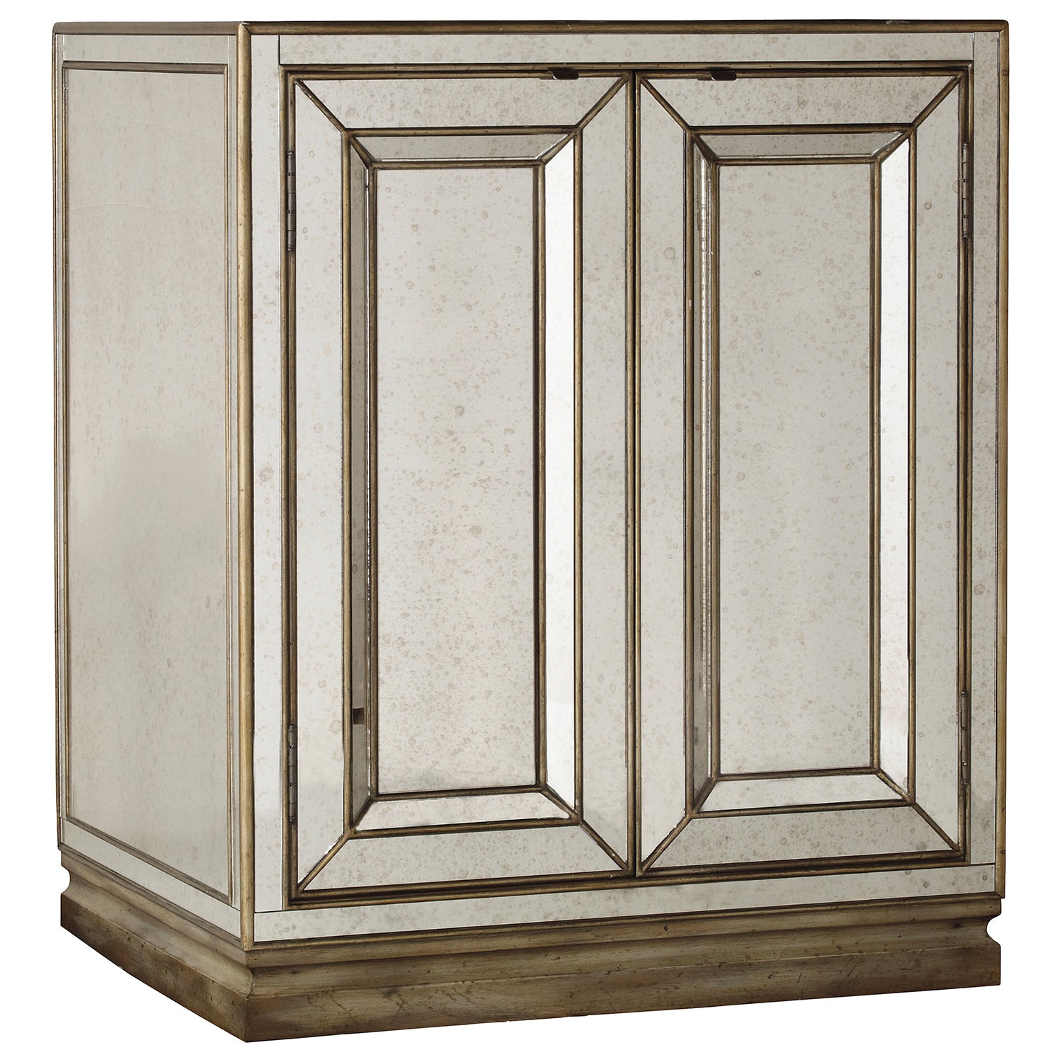 Hooker Furniture Sanctuary Two-Door Mirrored Nightstand
