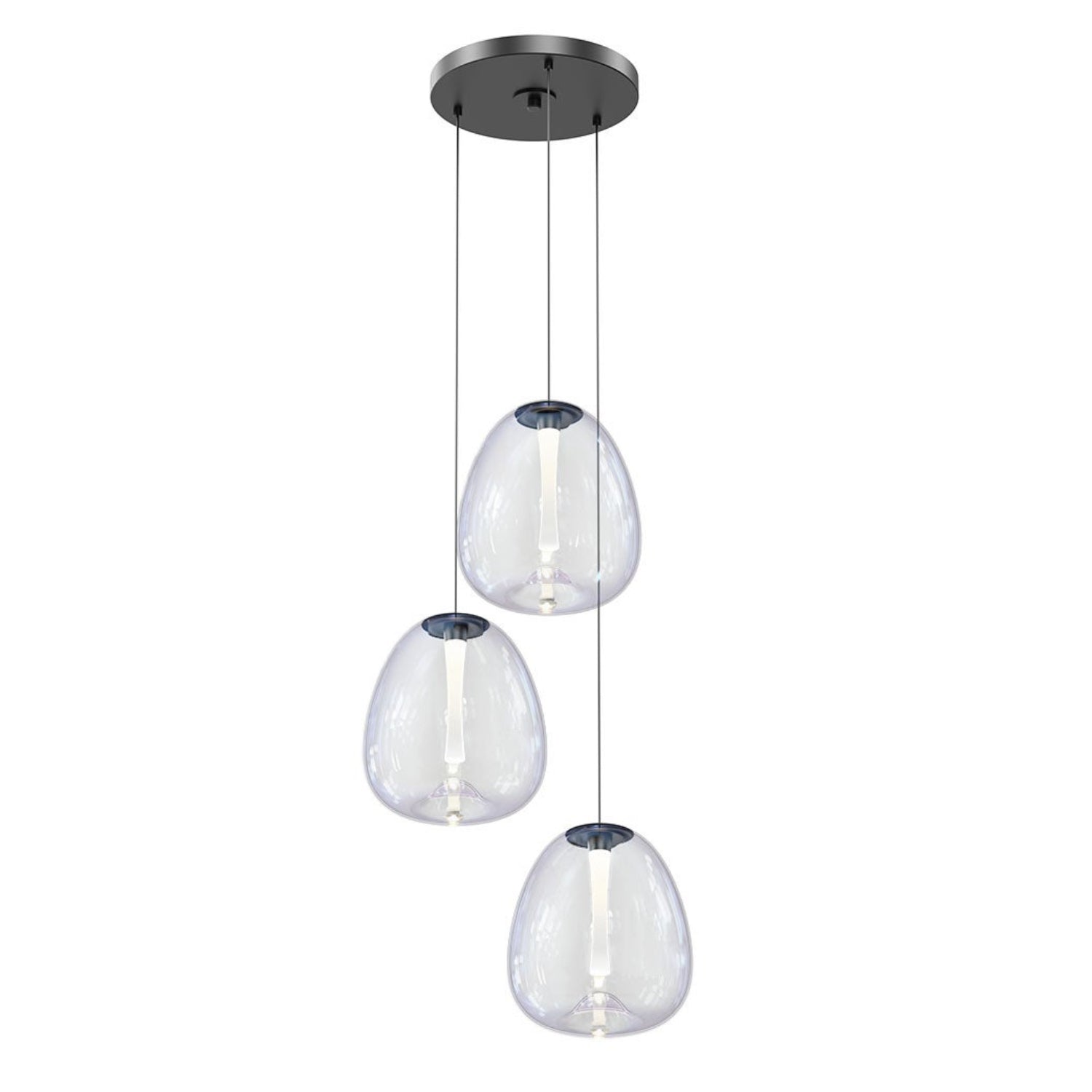 Sonneman Mela Satin Black 3074.25 Pendant
