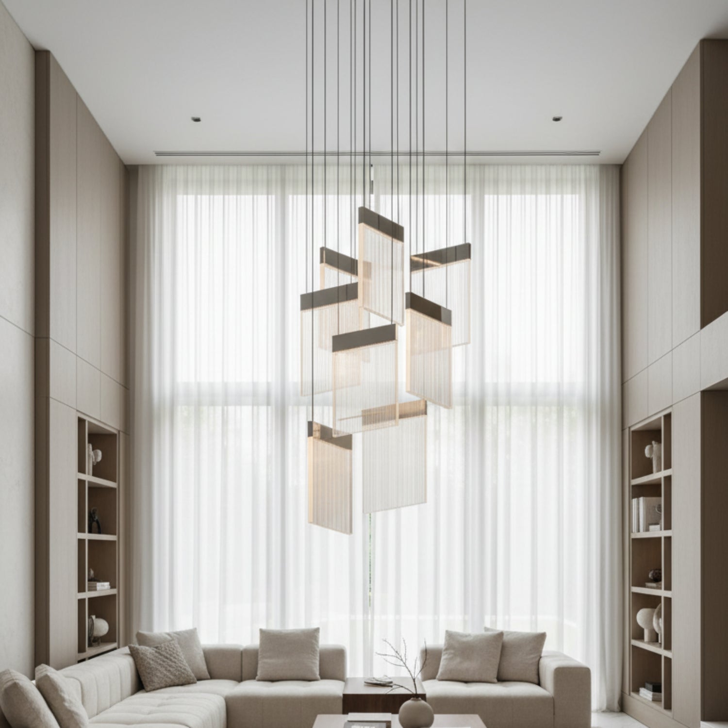 Sonneman V Panels Polished Chrome 3094.01 Pendant