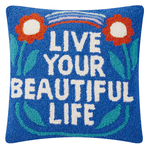 Elizabeth Olwen Beautiful Life Hook Throw Pillow