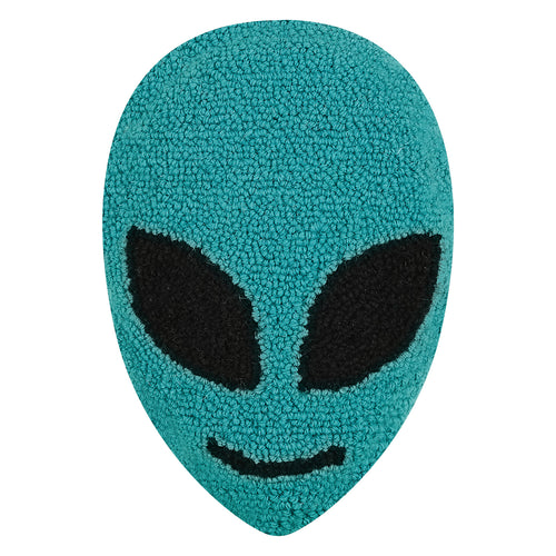 Alien Shaped Hook Throw Pillow