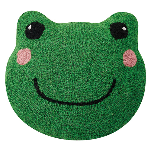 Frog Shaped Hook Throw Pillow