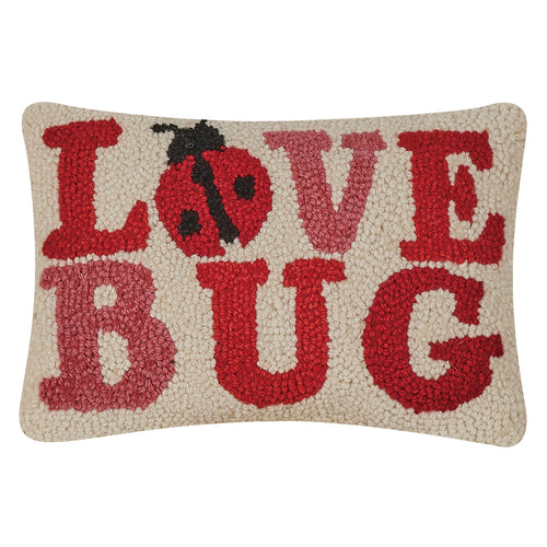 Love Bug Hook Throw Pillow