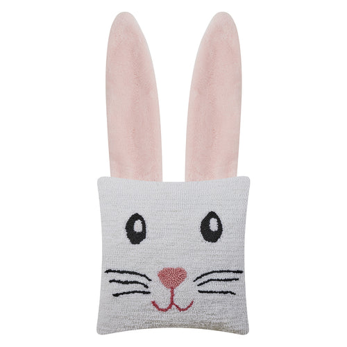 Bunny 3D Ears Hook Throw Pillow