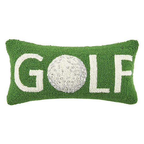 Golf Ball Hook Throw Pillow