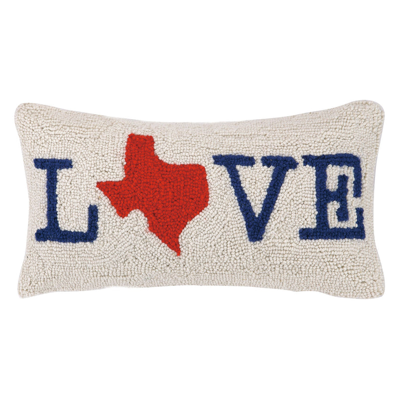 Texas Love Hook Throw Pillow