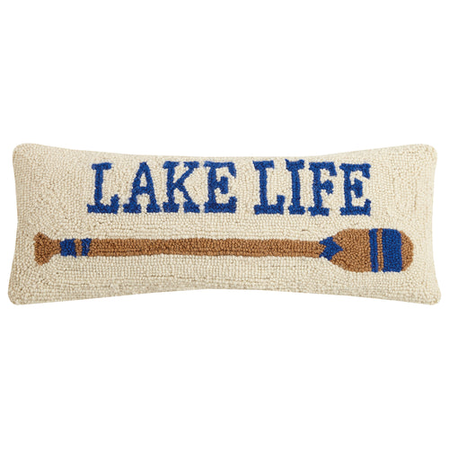 Lake Life Hook Throw Pillow