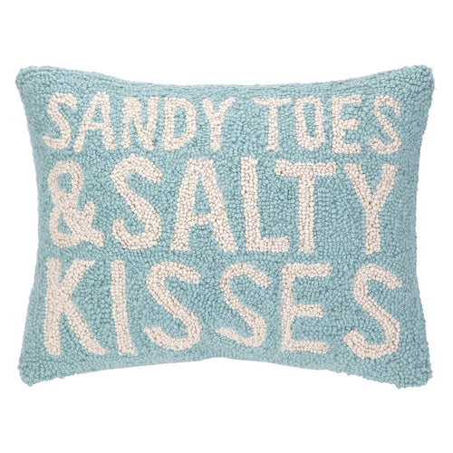 Sandy Toe & Salty Kisses Hook Throw Pillow