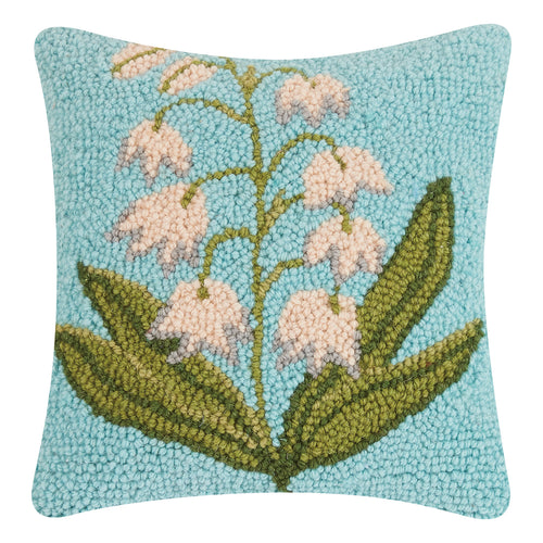 Lily Valley Hook Throw Pillow