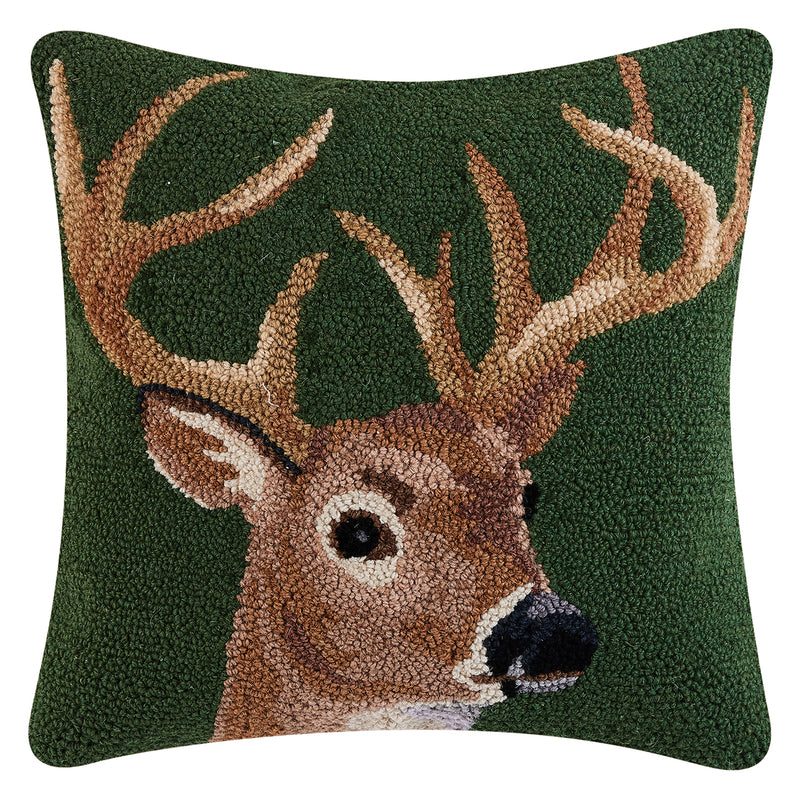 Deer Hook Throw Pillow