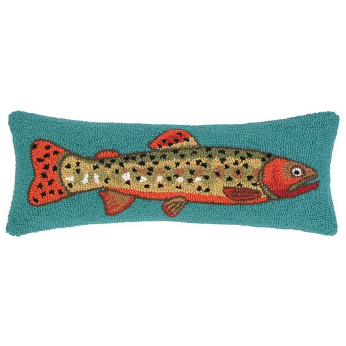 Suzanne Nicoll Trout Right Hook Throw Pillow