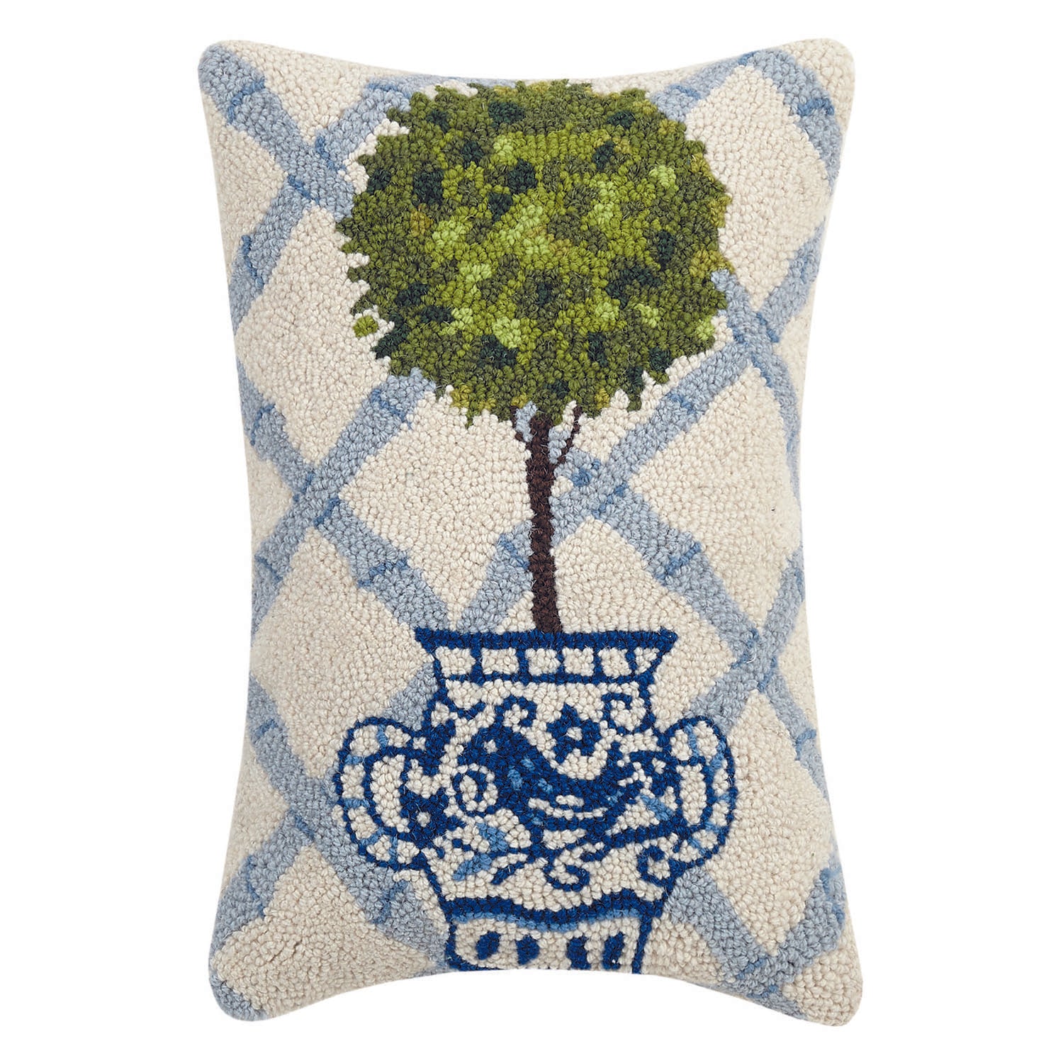Ball Topiary Hook Throw Pillow