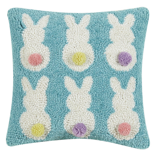 Bunny Backs Hook Throw Pillow
