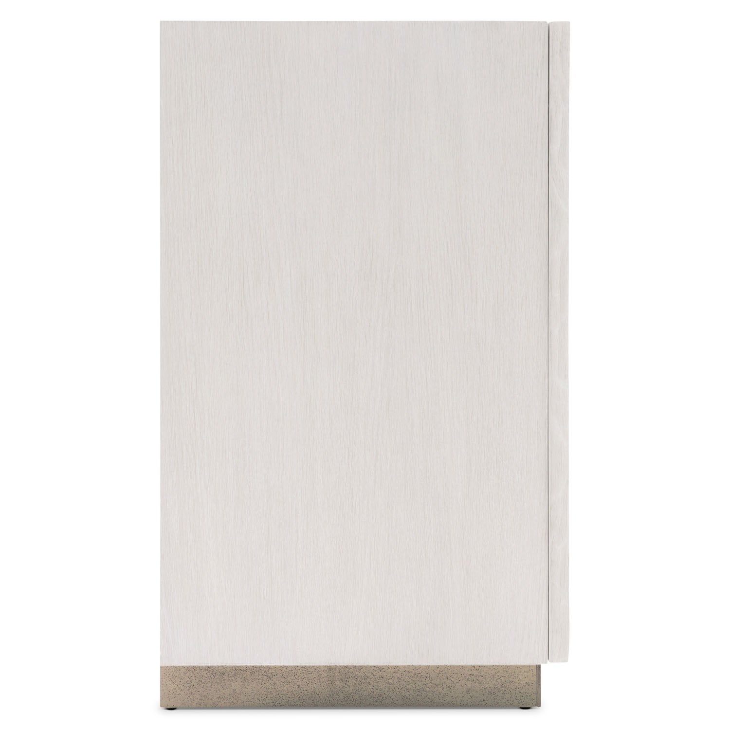 Bernhardt Solaria Entertainment Credenza with 5 Doors in Weathered Bone finish, styled in a room setting