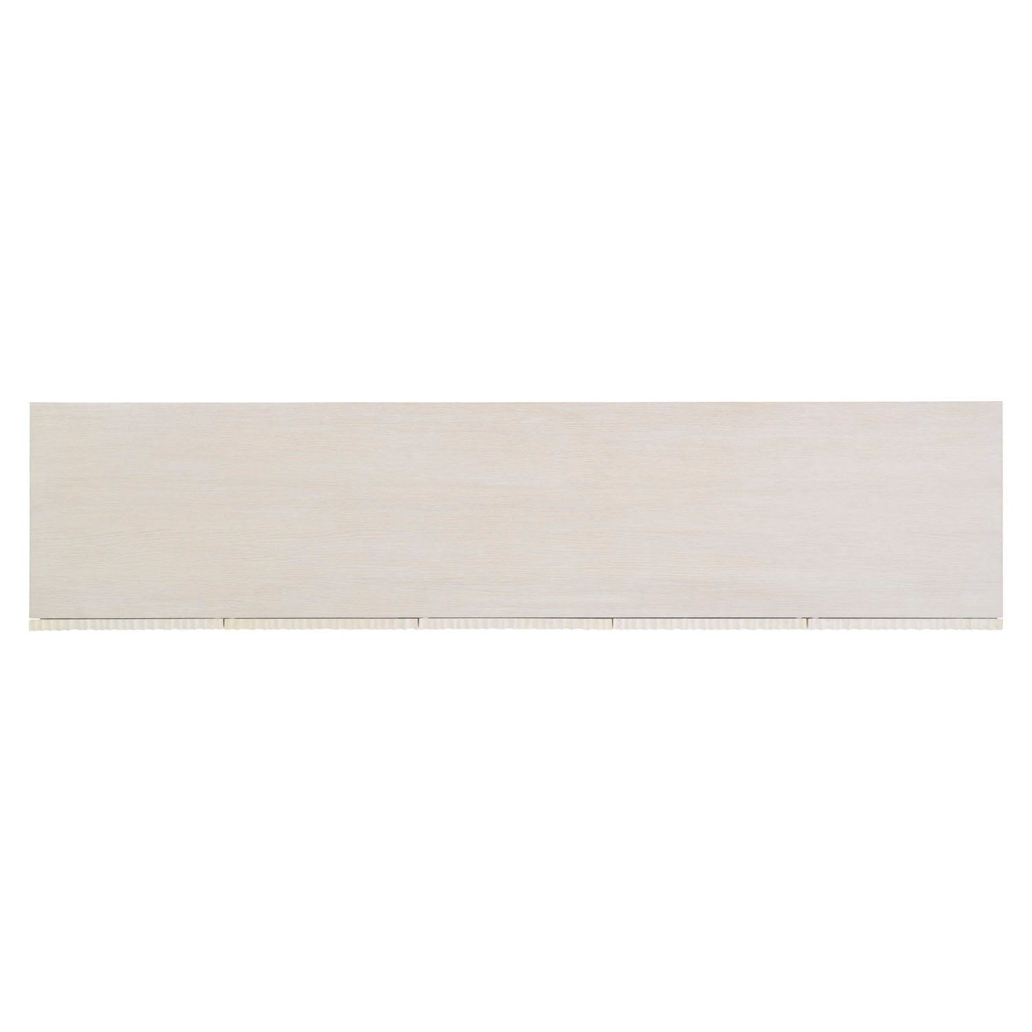 Bernhardt Solaria Entertainment Credenza with 5 Doors in Weathered Bone finish, back view