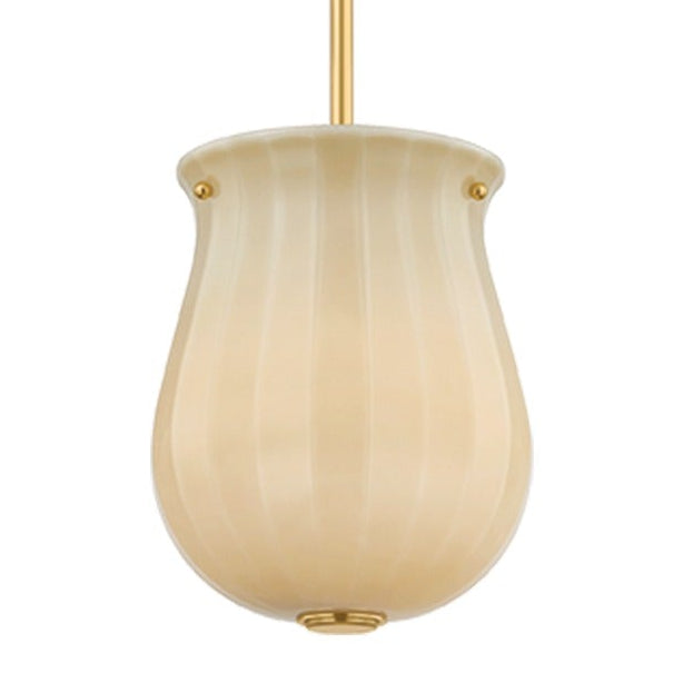 Hudson Valley Lighting Nevins Brass Small Pendant