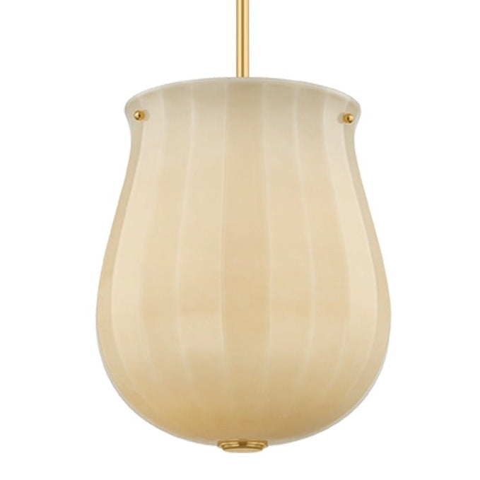 Hudson Valley Lighting Nevins Brass Large Pendant