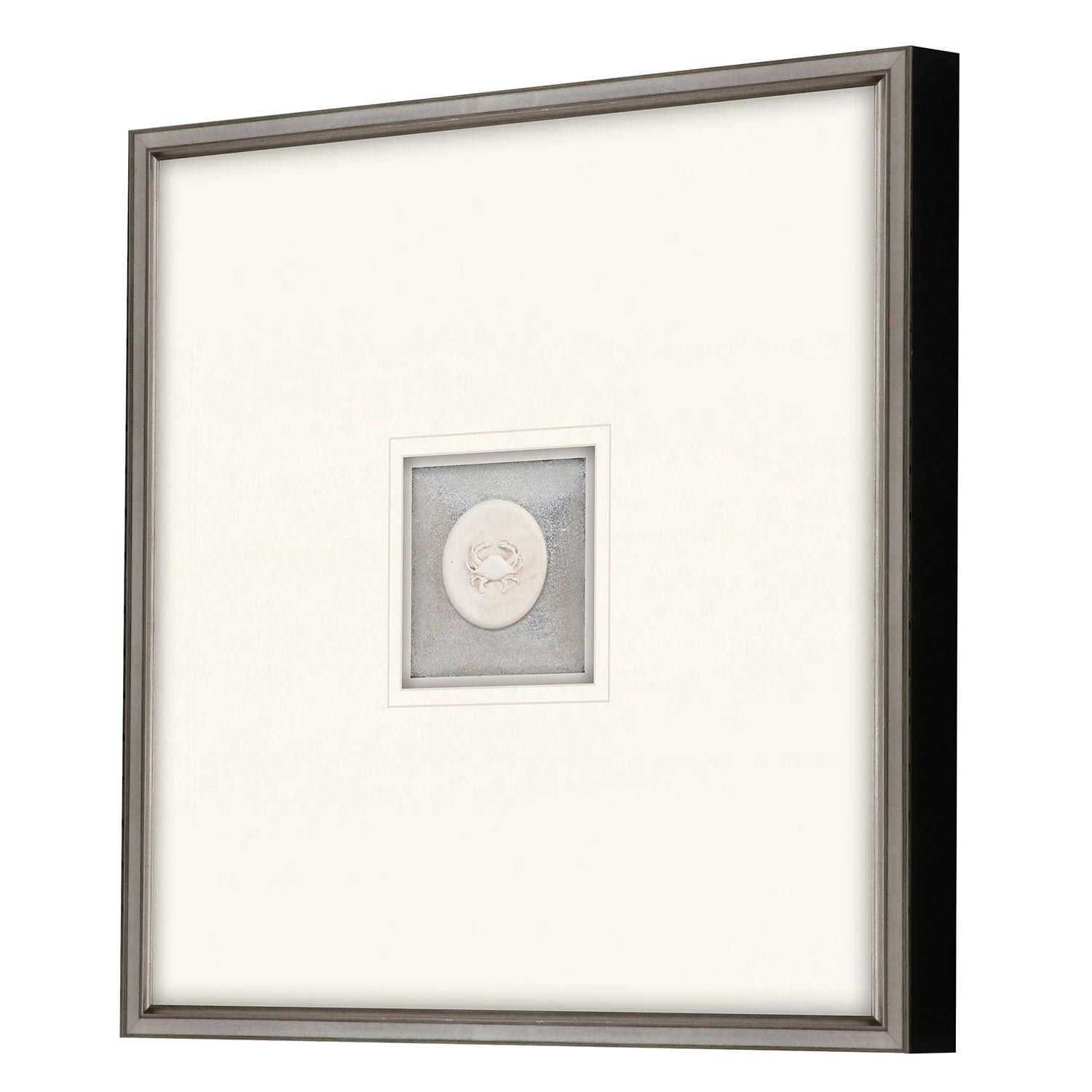 Inspire Studio Crab Intaglio Mixed Media Framed Art