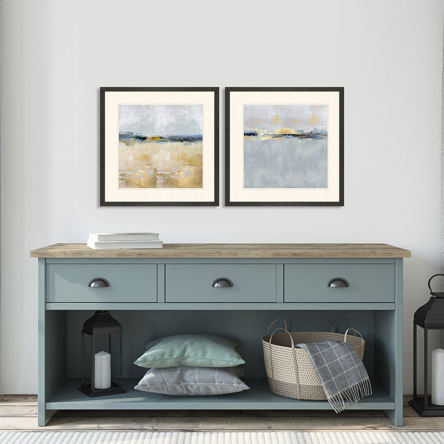 Duncan Gentle Horizon II Giclee Framed Art Set of 2