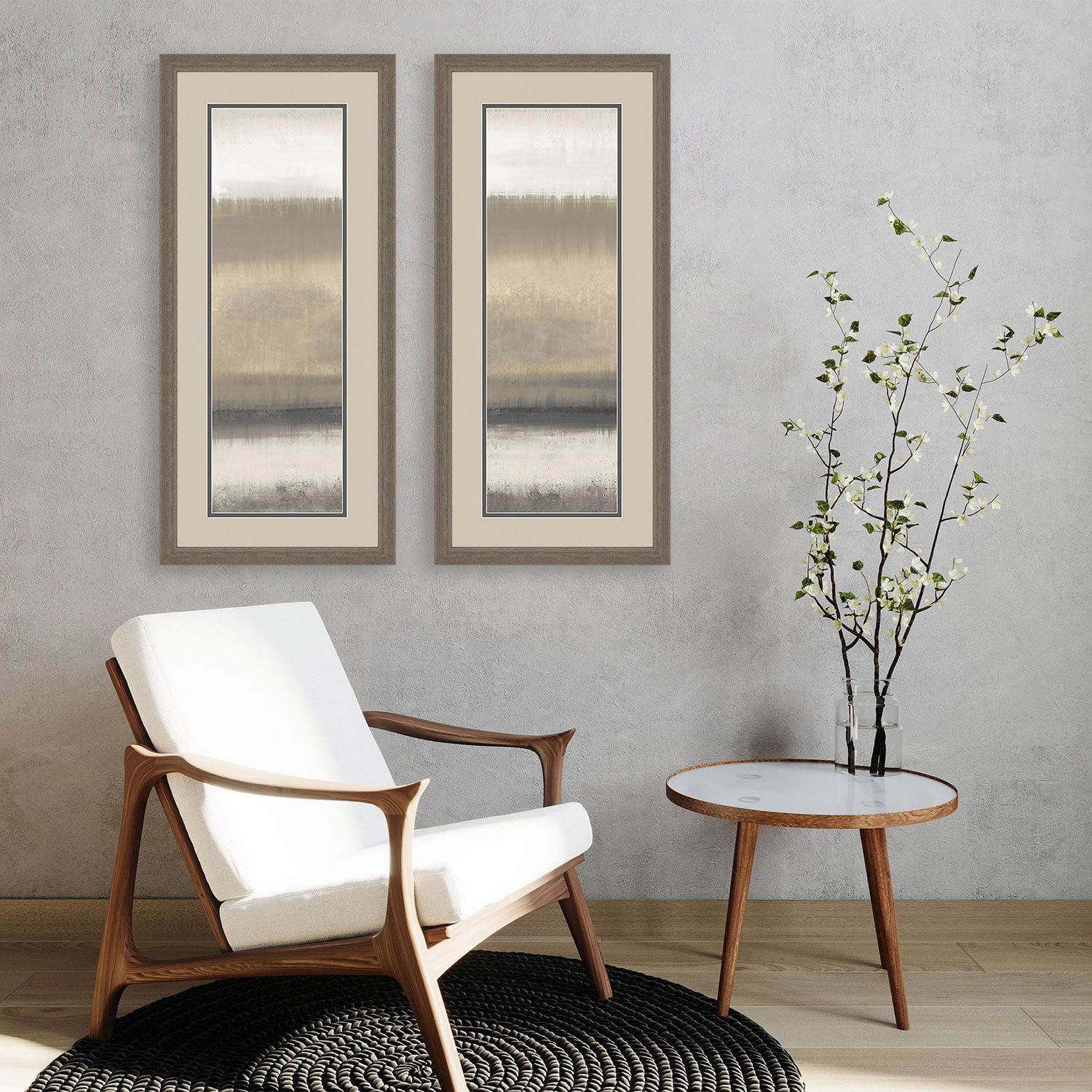 Medley Neutral Sandbar Panel Set of 2