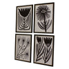 Watts Simple Florals Giclee Framed Art Set of 4