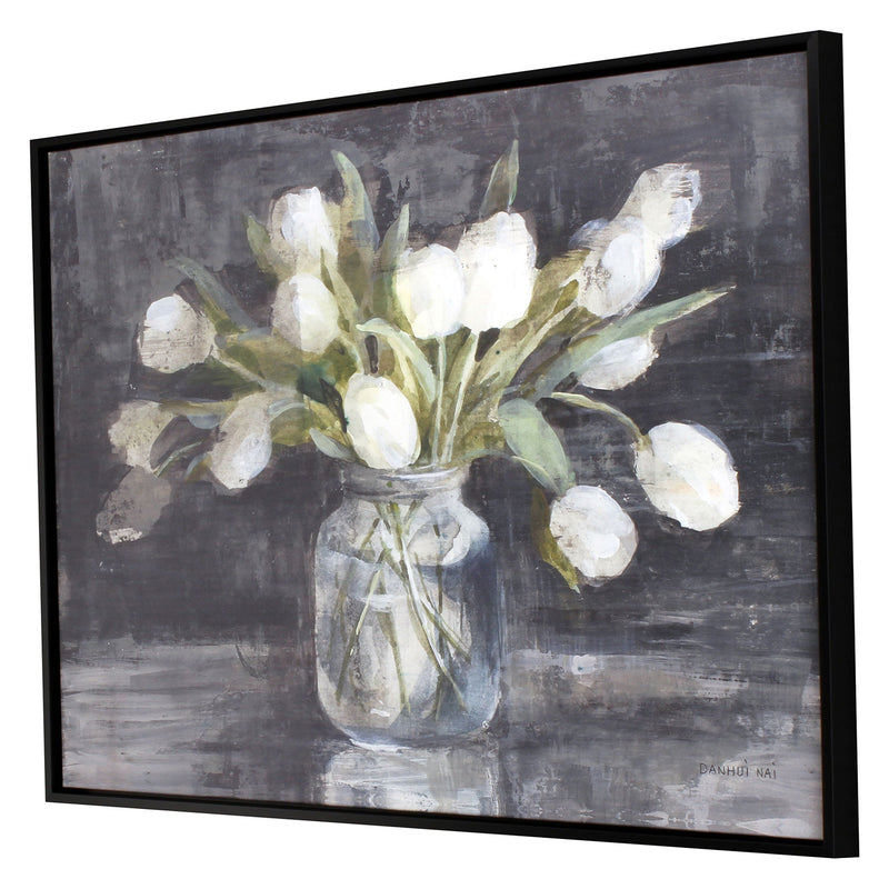 Nai April Tulips Giclee on Canvas
