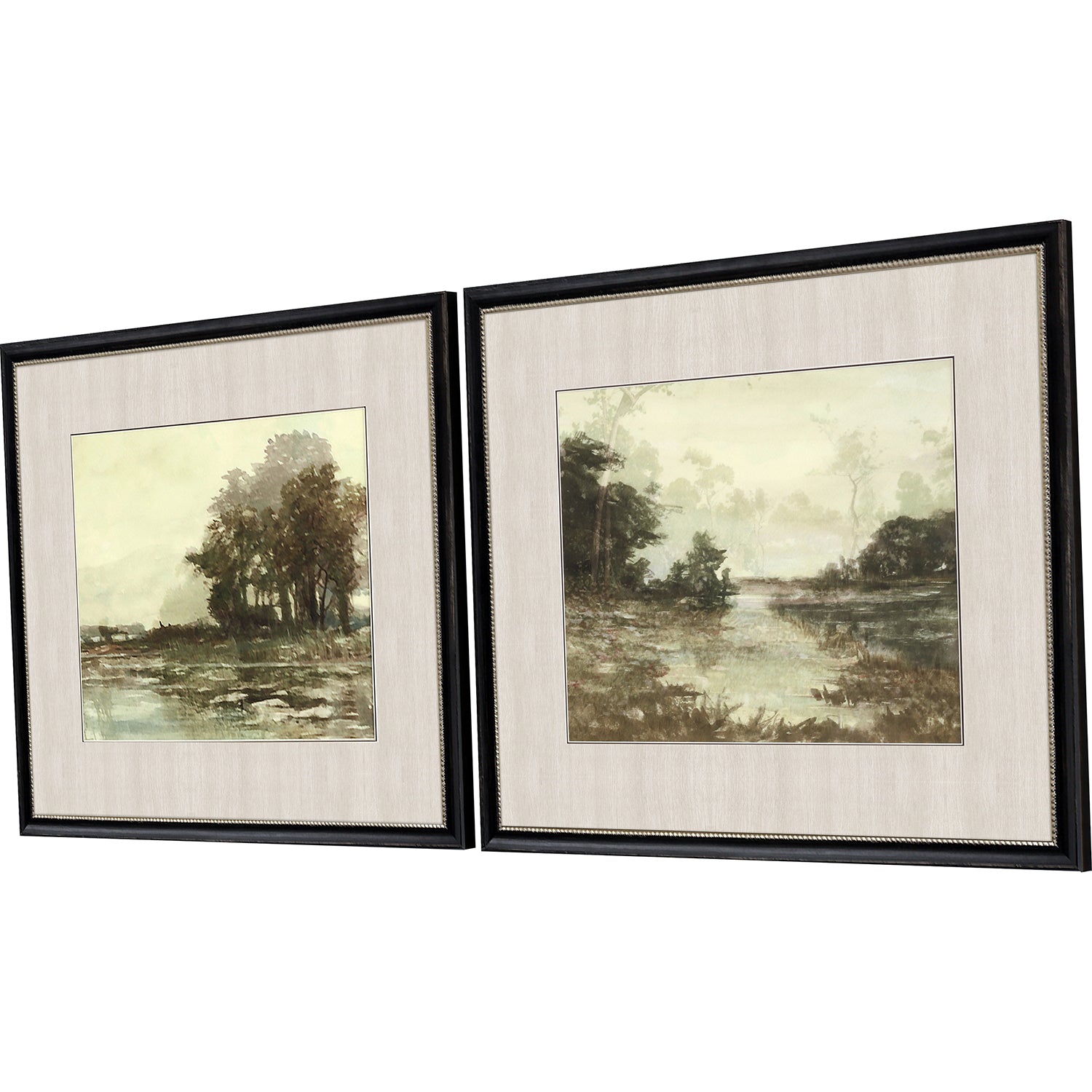 Stellar Sunset Pond I Framed Art Set of 2