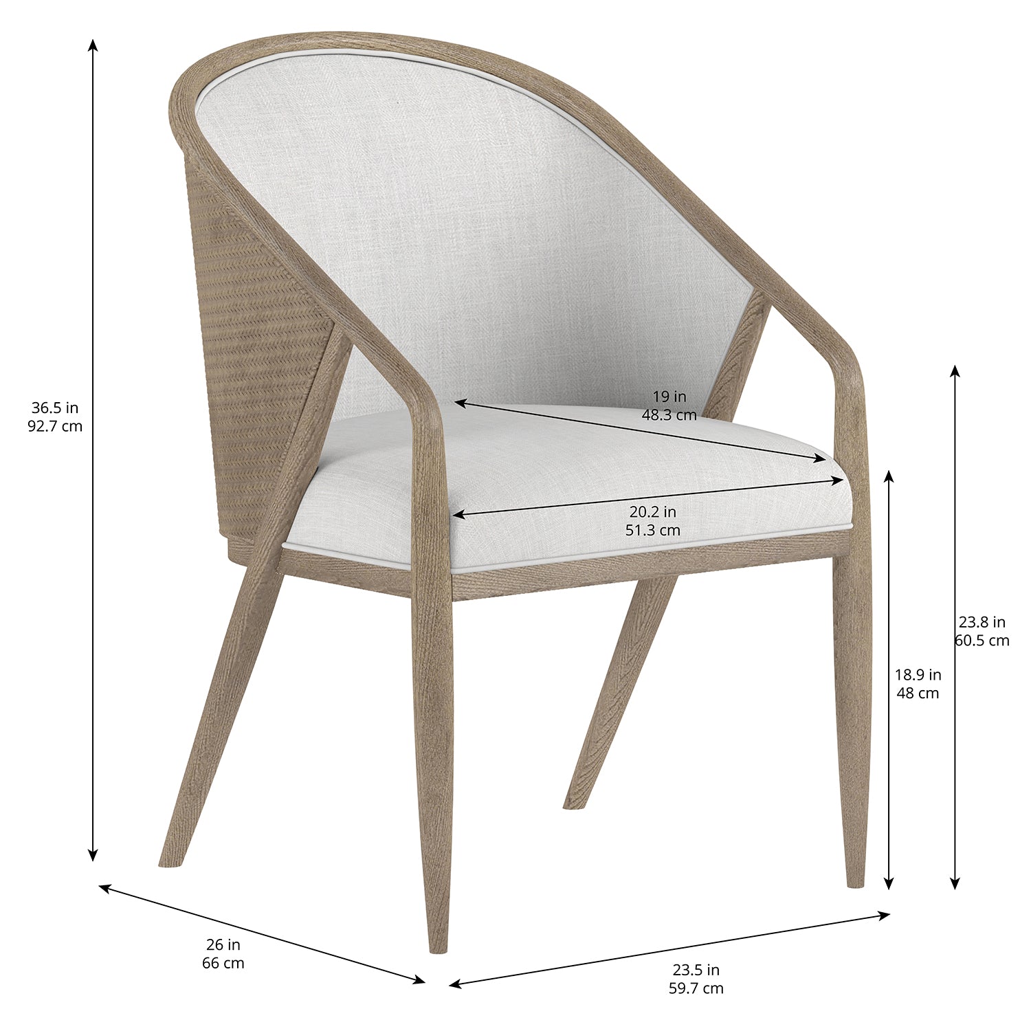 A.R.T. Furniture Finn Woven Dining Chair Set of 2