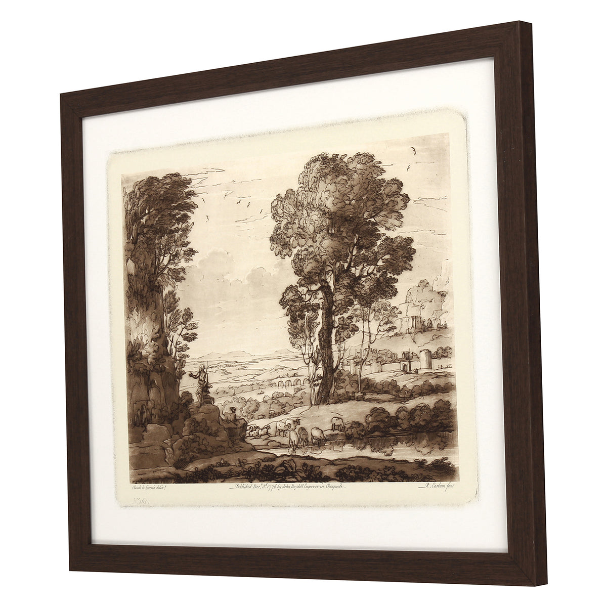 Lorrain Pastoral Landscape IV Framed Art