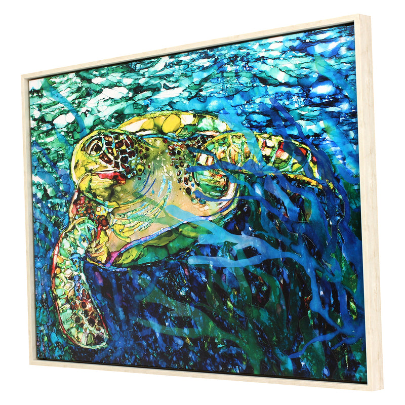 Christopher Colorful Turtle Framed Art