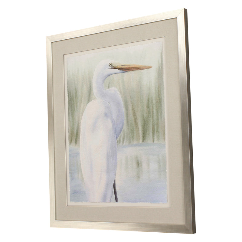 Popp Dreams Of Egret I Framed Art