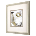 Barnes Ivory Gold and Gray II Framed Art
