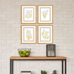 Inspire Studio Citrus Fresh Framed Art Set of 4