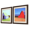 Young Homestead Barn I Framed Art Set of 2