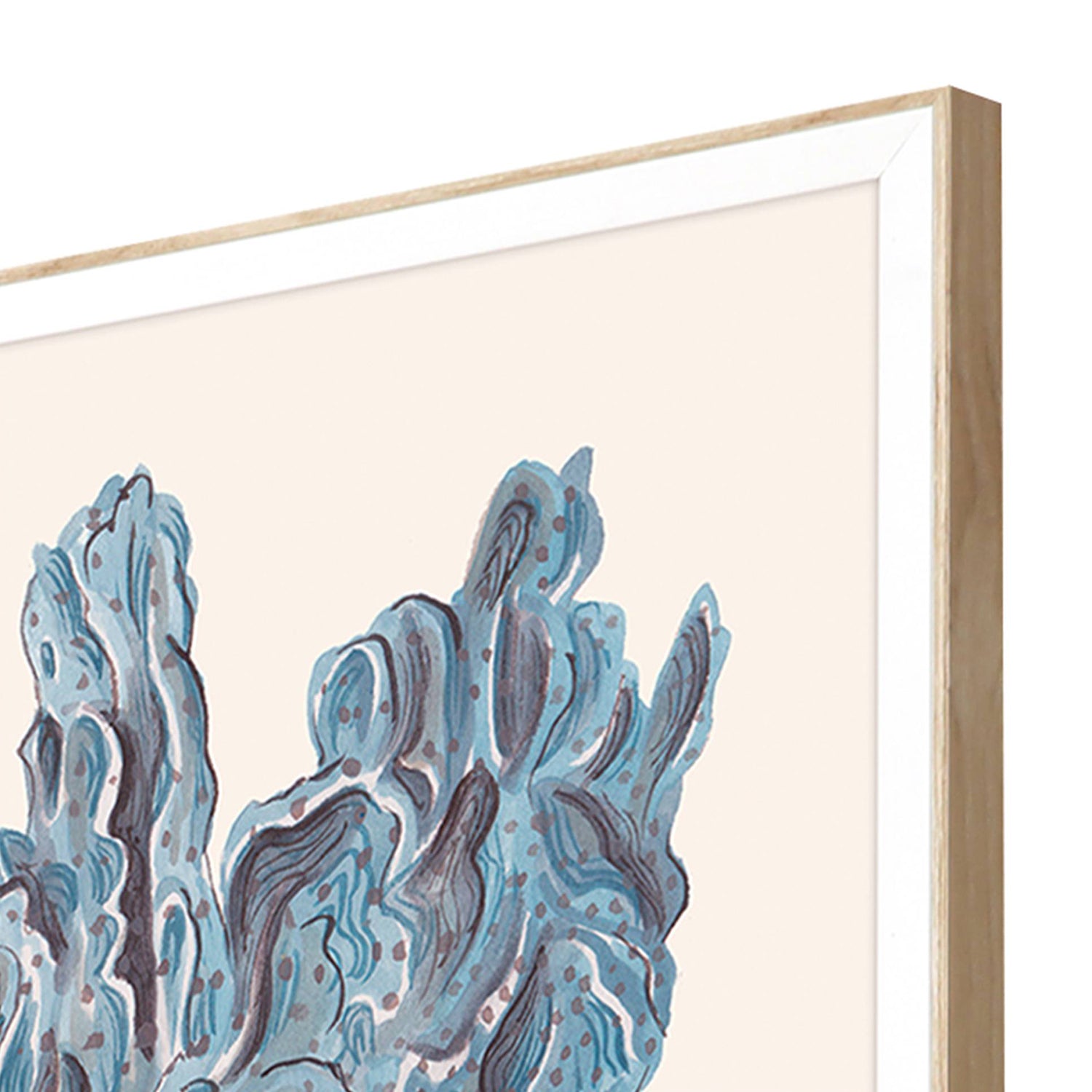 Wang Indigo Reef Framed Art Set of 4