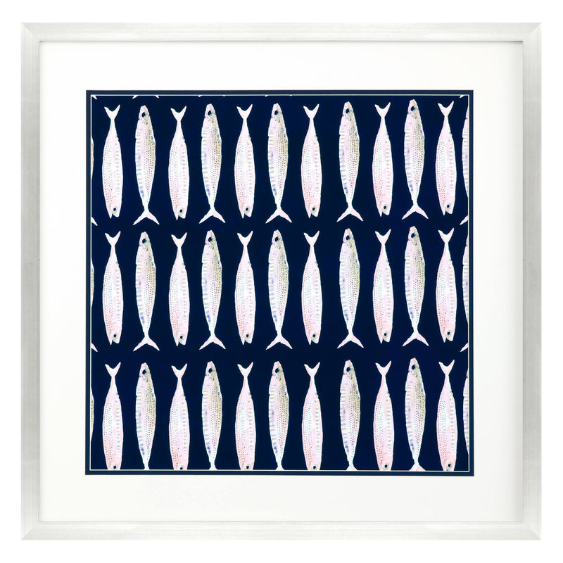 O'Shea Fish Pattern I Framed Art