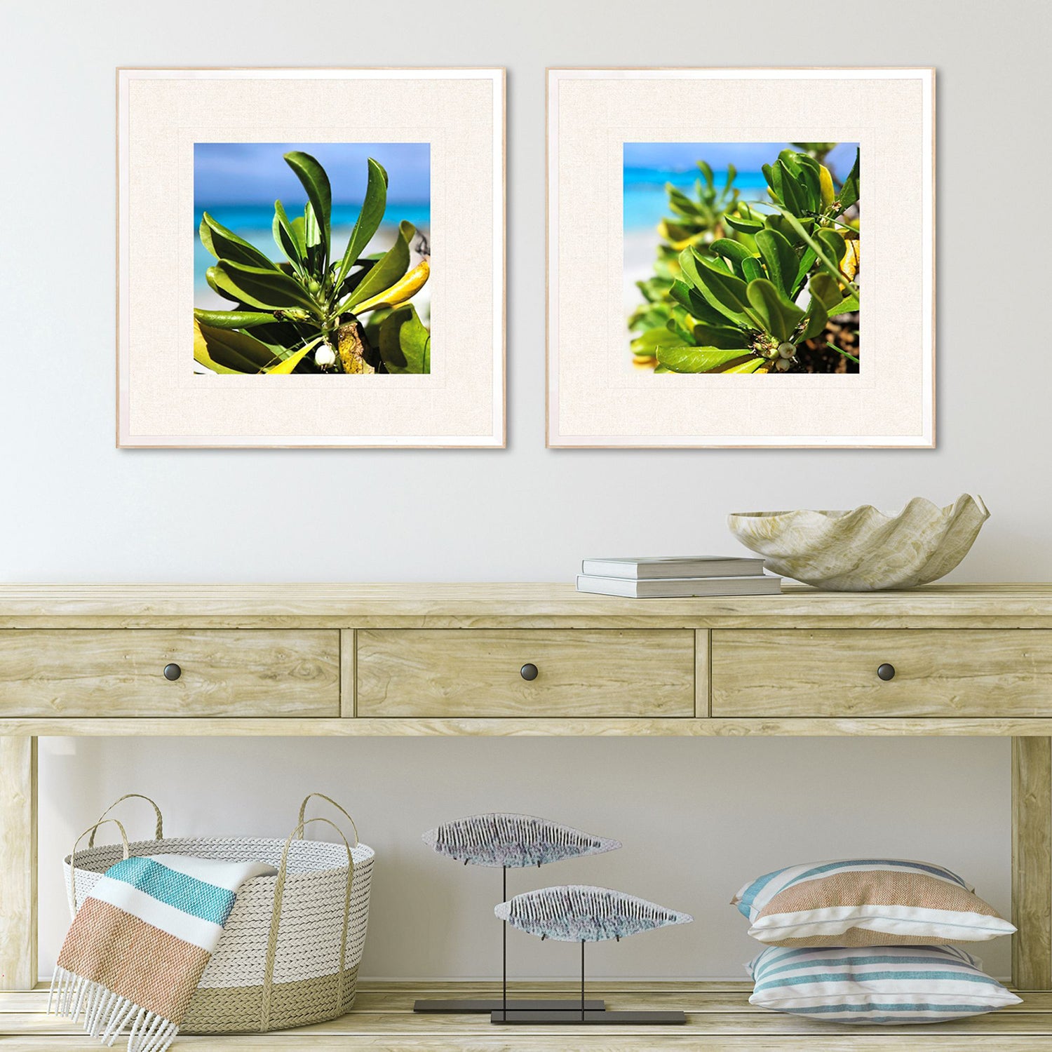 Langdon Sea and Sand Framed Art Set of 2