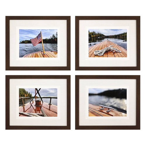 Langdon Peaceful Lake Framed Art Set of 4